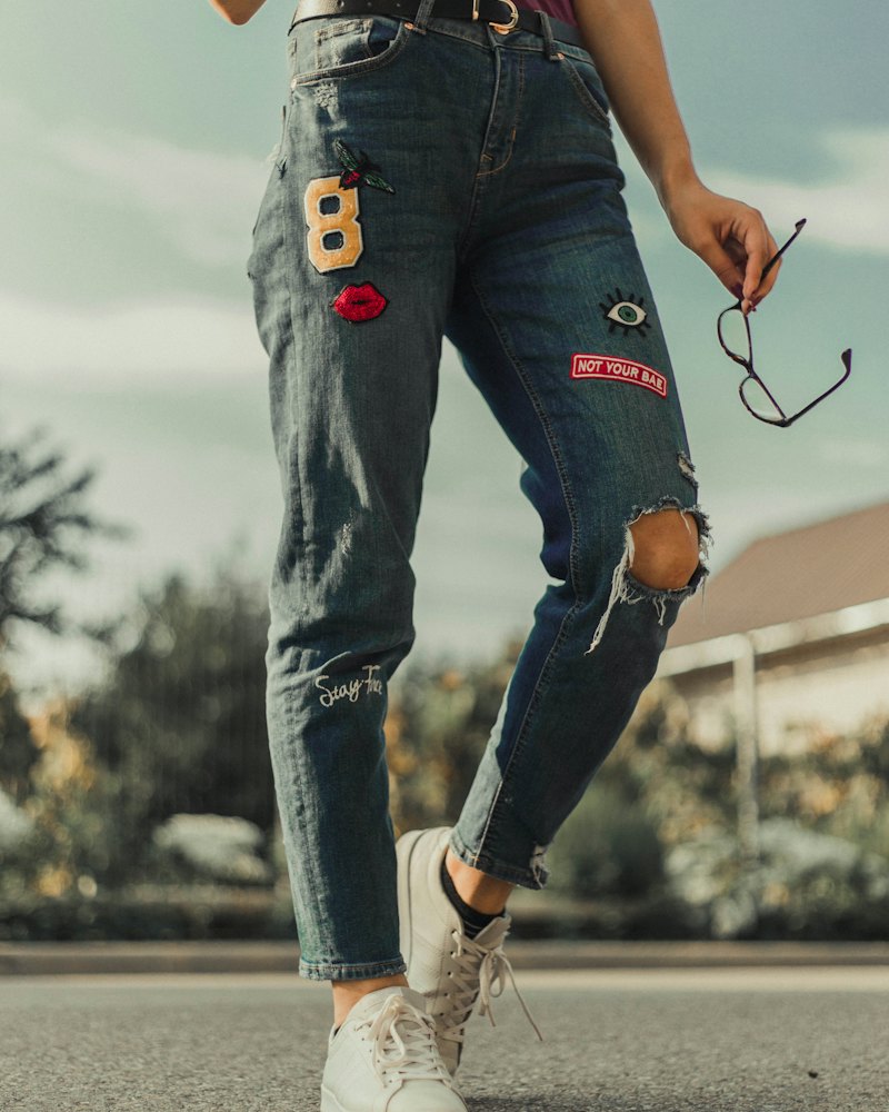 Kids jeans — Grey (children)