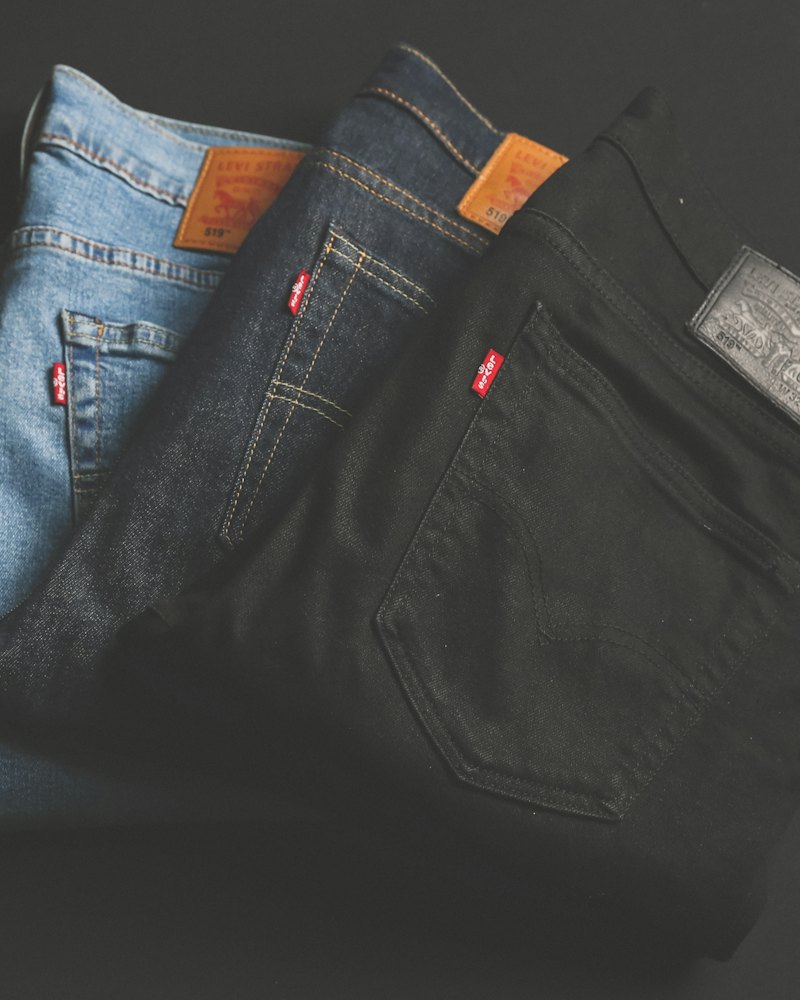 Denim jeans — Black (men)